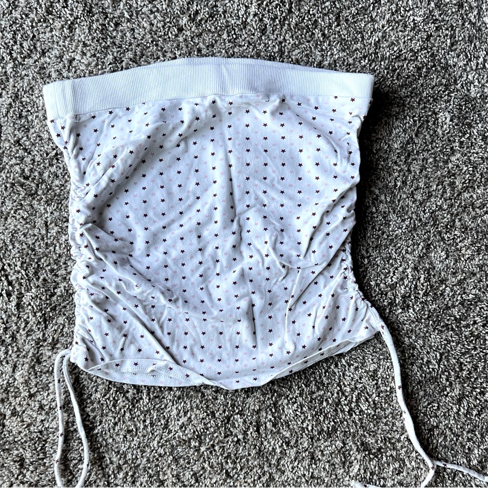 White star tube top